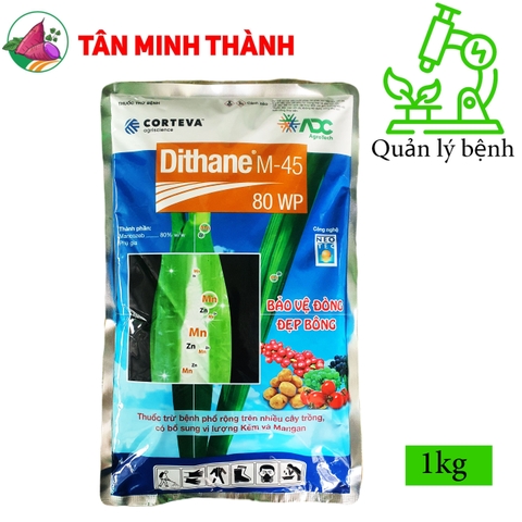 Dithane M-45 80WP ADC - Thuốc trừ bệnh thán thư, mốc sương, đạo ôn, rỉ sắt, lem lép hạt