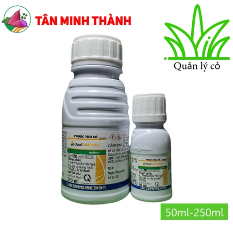 Dual Gold 960EC - Thuốc trừ cỏ tiền nảy mầm cạn cho khoai lang, lạc, đậu phộng, bắp, mía