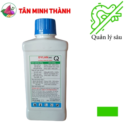 Dylan 2EC - Thuốc trừ sâu cuốn lá, sâu đục bẹ, nhện gié, nhện đỏ, sâu vẽ bùa, sâu đục quả, nhện lông nhung, sâu xanh, sâu tơ