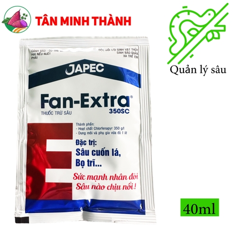 Fan Extra 350sc - Thuốc đặc trị sâu cuốn lá lúa, nhện gié, bọ trĩ, bù lạch, sâu phao