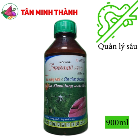 Fastocid 5EC - Thuốc đặc trị sùng khoai lang, bọ nhảy, sâu đục củ, bọ hà, dế trũi, bọ xít, sâu khoang, sâu cuốn lá