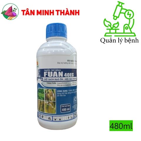 Fuan 40EC - Thuốc đặc trị đạo ôn lá, đạo ôn cổ bông, thối cổ gié, đốm lá trên lúa