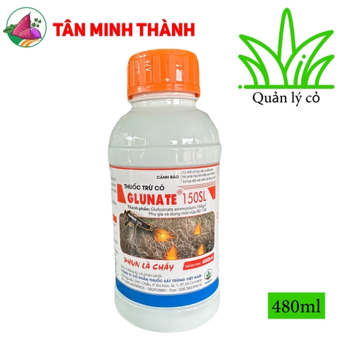 Glunate 150SL - Thuốc cỏ cháy, lưu dẫn, diệt cỏ tận gốc