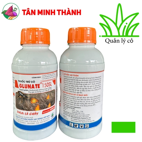Glunate 150SL - Thuốc cỏ cháy, lưu dẫn, diệt cỏ tận gốc