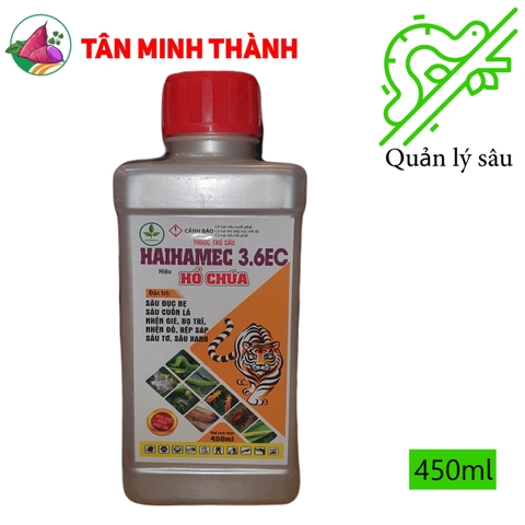 Haihamec 3.6EC Hổ Chúa Nước Trong - Thuốc trừ sâu sinh học đặc trị sâu đục bẹ, sâu cuốn lá, nhện gié, bọ trĩ, nhện đỏ, rệp sáp, sâu tơ, sâu xanh