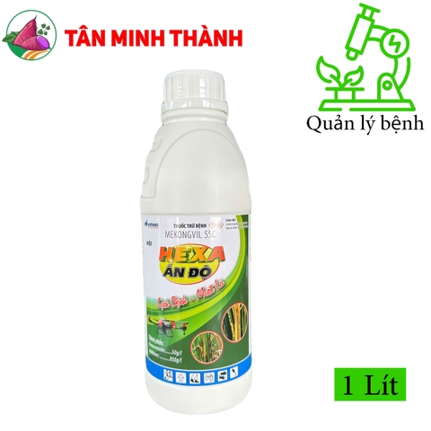 Hexa Ấn Độ Mekongvil 5SC - Thuốc trừ bệnh khô vằn, vàng lá, đốm lá, thán thư, rỉ sắt