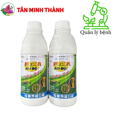 Hexa Ấn Độ Mekongvil 5SC - Thuốc trừ bệnh khô vằn, vàng lá, đốm lá, thán thư, rỉ sắt