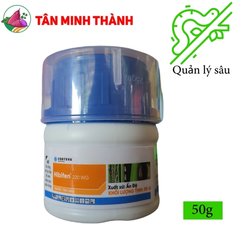 Hibifen 220WG - Corteva - Thuốc đặc trị rầy nâu, bọ trĩ, rệp sáp, sâu vẽ bùa, dòi đục lá, rầy xanh