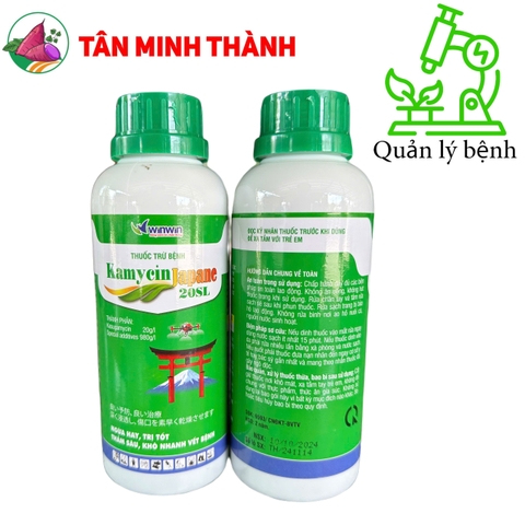 Kamycin Japane 20SL - Thuốc trừ bệnh khô vằn, héo xanh, cháy lá, thối trái