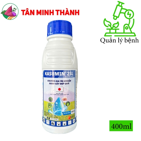 Kasumin 2SL - Thuốc trừ bệnh vàng lá vi khuẩn, đốm lá, đốm sọc, đen lép hạt, thối nhũn