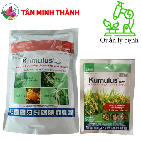 Kumulus 80WG - Thuốc đặc trị ghẻ sẹo, nhện đỏ, nhện gié, phấn trắng