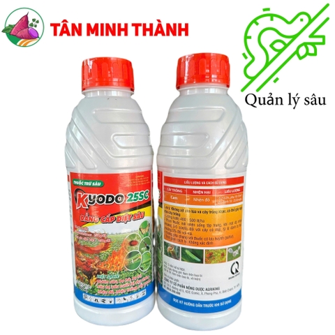 Kyodo 25SC Đẳng Cấp Diệt Sâu - Thuốc trừ bướm sâu, bọ hà, bọ trĩ, sâu tơ, sâu cuốn lá, sâu đục thân, nhện đỏ, nhện trắng