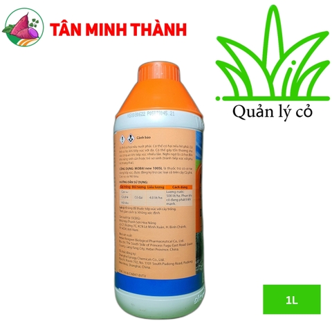 Mobai New 100SL - Thuốc trừ cỏ không chọn lọc, thế hệ mới, diệt cỏ lông gà, cỏ tranh, cỏ mần trầu, cỏ ống, rau dền, cỏ mắc cở, cỏ mực