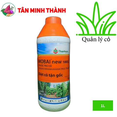 Mobai New 100SL - Thuốc trừ cỏ không chọn lọc, thế hệ mới, diệt cỏ lông gà, cỏ tranh, cỏ mần trầu, cỏ ống, rau dền, cỏ mắc cở, cỏ mực