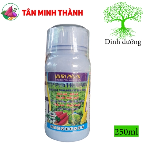 Nutri Phozk - Thuốc tạo củ, to củ khoai lang, giảm khô mủ, nứt củ, da sần, da cây, đầu voi-đuôi chuột, dứng dây