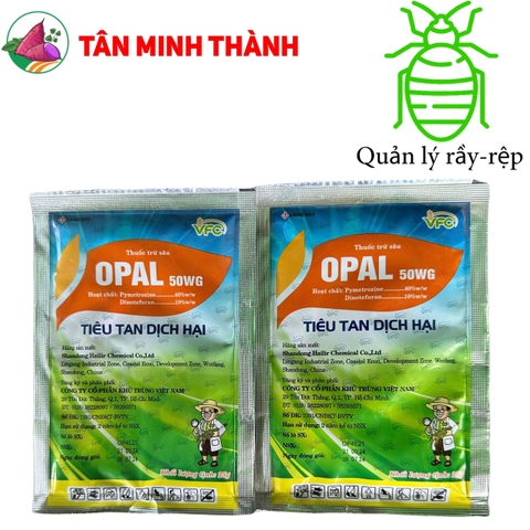 Opal 50WG - Thuốc đặc trị rầy mềm, rệp muội, rầy phấn trắng, rầy xanh, rầy nâu, rầy xanh