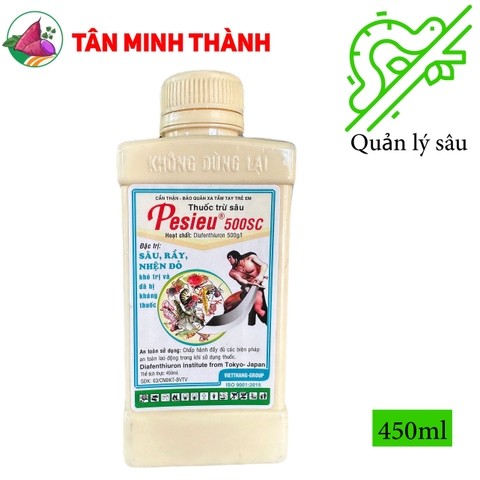 Pesieu 500SC - Thuốc trừ sâu ống hành, bọ nhảy, sùng khoai lang, sâu khoang, bọ trĩ, bọ cánh tơ, nhện đỏ, rầy rệp