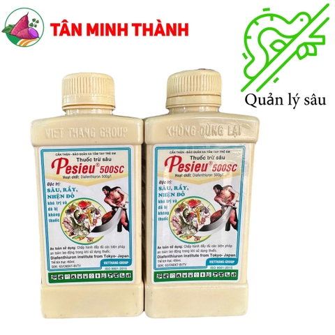 Pesieu 500SC - Thuốc trừ sâu ống hành, bọ nhảy, sùng khoai lang, sâu khoang, bọ trĩ, bọ cánh tơ, nhện đỏ, rầy rệp
