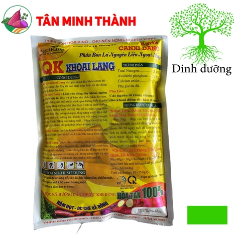 QK Khoai Lang - Thuốc đứng dây, tạo củ, lớn phì củ, bóng da, đẹp màu, nặng ký, chặn đọt, chống sượng củ, thối củ