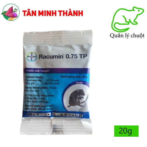 Racumin 0.75DP - Thuốc diệt chuột thông minh, không gây chết gà