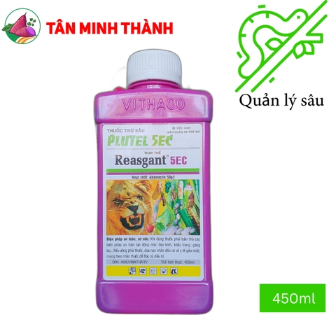 Reasgant 5EC - Thuốc trừ sâu đục bẹ, bọ trĩ, sâu tơ, sâu vẽ bùa, nhện đỏ, bọ xít, rệp muội, rệp sáp sâu đục thân, sâu cuốn lá, nhện gié