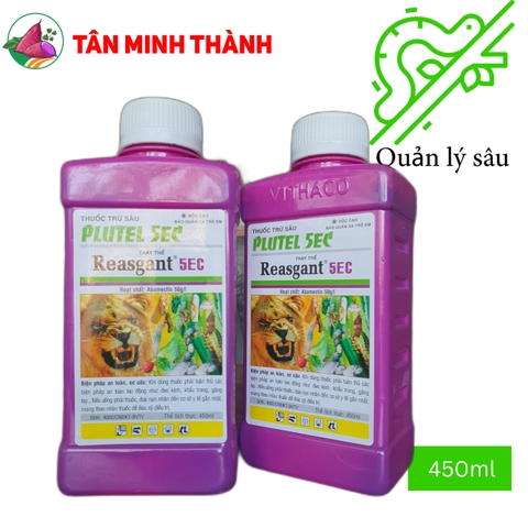 Reasgant 5EC - Thuốc trừ sâu đục bẹ, bọ trĩ, sâu tơ, sâu vẽ bùa, nhện đỏ, bọ xít, rệp muội, rệp sáp sâu đục thân, sâu cuốn lá, nhện gié
