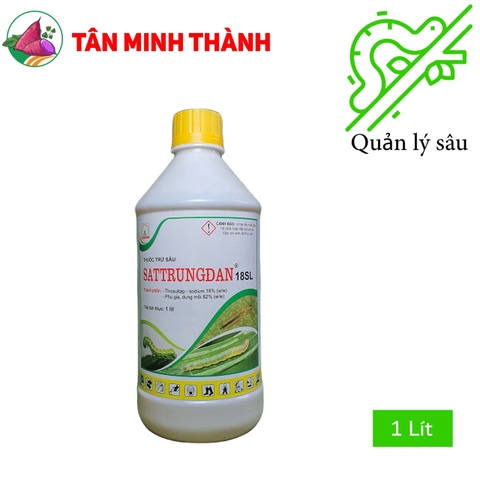 Sattrungdan 18SL - Thuốc trừ sâu cuốn lá, bọ trĩ, sâu xanh da láng, sâu ăn lá