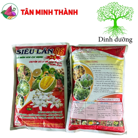 Siêu Lân 86 - Thuốc tạo mầm hoa cực mạnh, ra hoa trái vụ đồng loạt