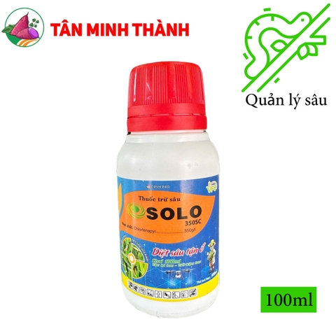 Solo 350SC - Thuốc trừ sâu cuốn lá, sâu xanh da láng, nhện gié, sâu đục thân, nhện đỏ, sâu ăn lá
