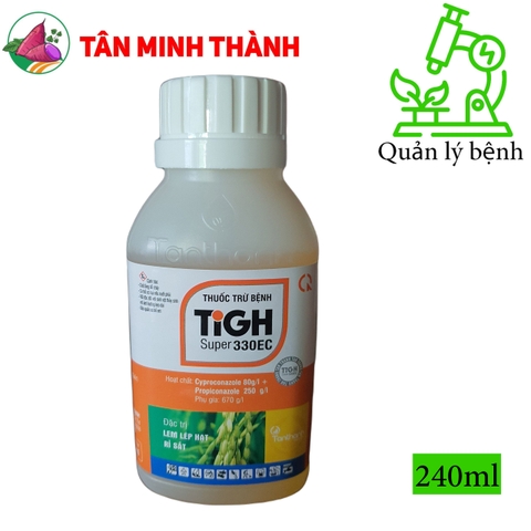 Tigh Super 330EC - Thuốc trừ bệnh lem lép hạt, rỉ sắt, khô vằn