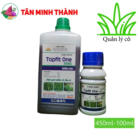 Topfit One 350EC - Thuốc diệt mầm, trừ cỏ tiền nảy mầm cho lúa, cỏ đuôi phụng, cỏ lồng vực, cỏ chác lác, cỏ lá rộng