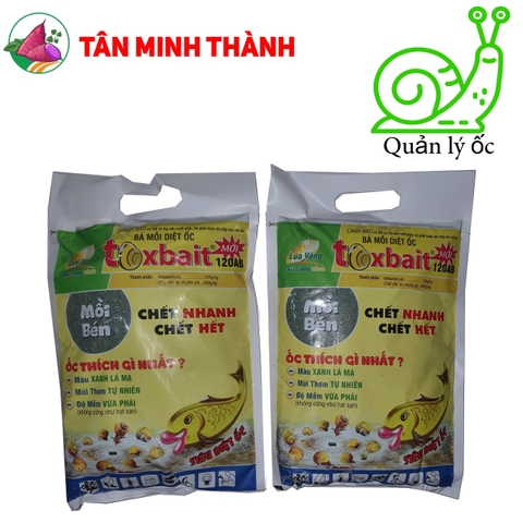 Toxbait 120AB - Thuốc đặc trị ốc bươu vàng dạng bả mồi