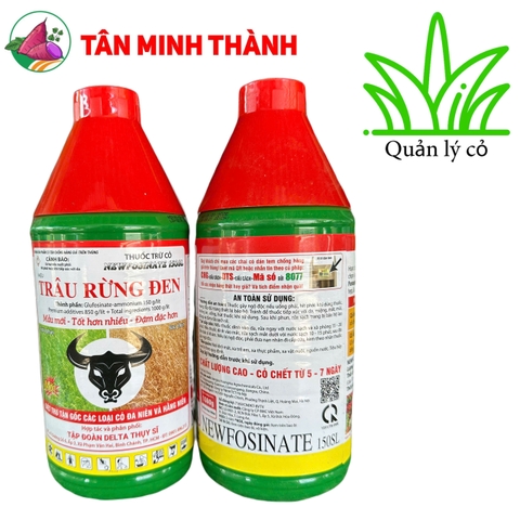 Trâu Rừng Đen Newfosinate 150SL - Thuốc trừ cỏ cháy lưu dẫn