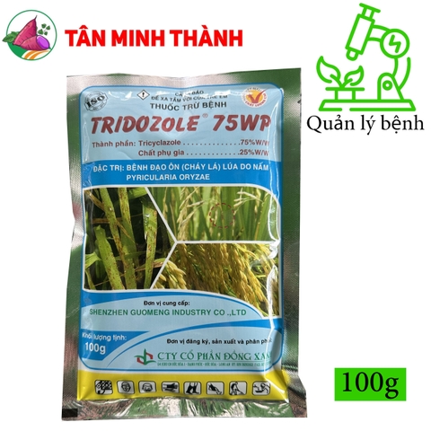 Tridozole Bột 75WP - Thuốc trừ đạo ôn, thối cổ gié, cháy lá