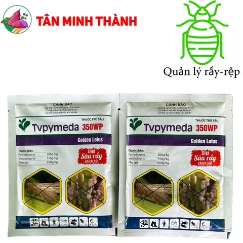 TvPymeda 350WP - Thuốc đặc trị rầy xanh, rầy phấn trắng, rầy mềm, bọ trĩ, rầy chổng cánh, rầy nâu