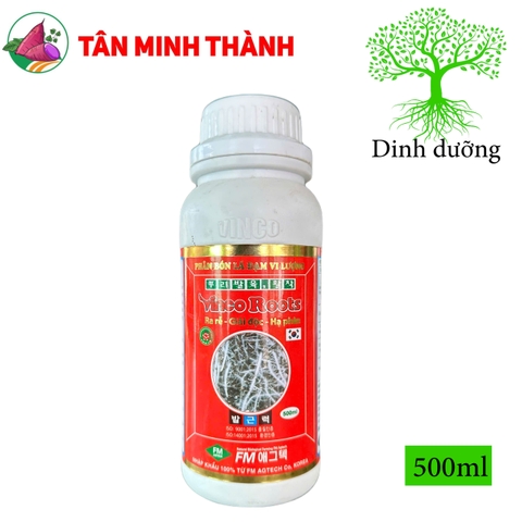 Vino Roots - Thuốc kích thích ra rễ cực mạnh, bổ sung vi sinh vật có lợi, giải độc hữu cơ, cải tạo đất, ngừa bệnh nứt thân xì mủ, héo rủ