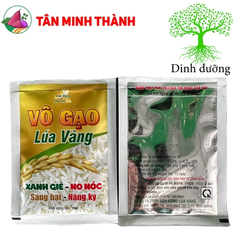 Vô Gạo Lúa Vàng - Thuốc siêu to hạt, xanh lá đồng, sáng hạt, nặng ký