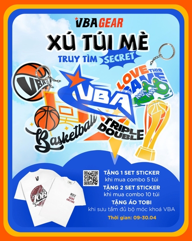 VBA 2026 Blind Box – Basketball Keychain Collection