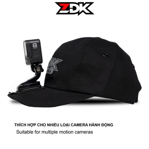 NÓN LƯỠI TRAI GẮN CAM - ZDK