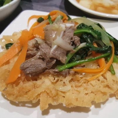 Phở chiên trứng
