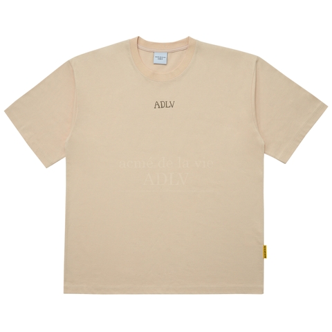 Áo Phông ADLV Basic Logo Màu Be