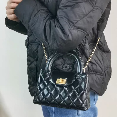 Túi Chanel Kelly Remake Korea Da Cừu Size 22cm