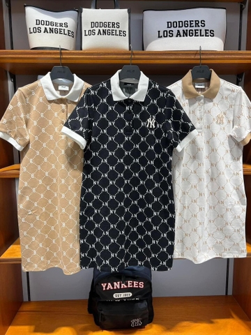 Váy Polo MLB Monogram Jacquard Pique One Piece