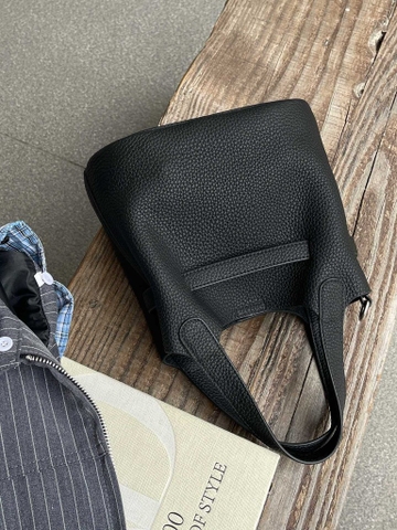 Túi Xách Mini Tote Osoi Made Korea Da Bò Togo 18cm