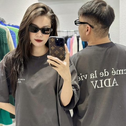 Áo Phông ADLV Tshirt Basic Logo Season 2 Màu Xám
