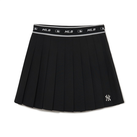 Chân Váy MLB Xếp Ly Basic NY 3FSKB0133-50BKS Màu Đen