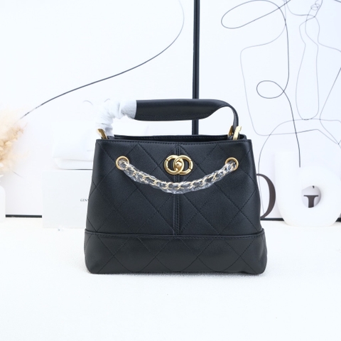 Túi Chanel Shopping Bag Bản Hàn Size 23cm Màu Đen