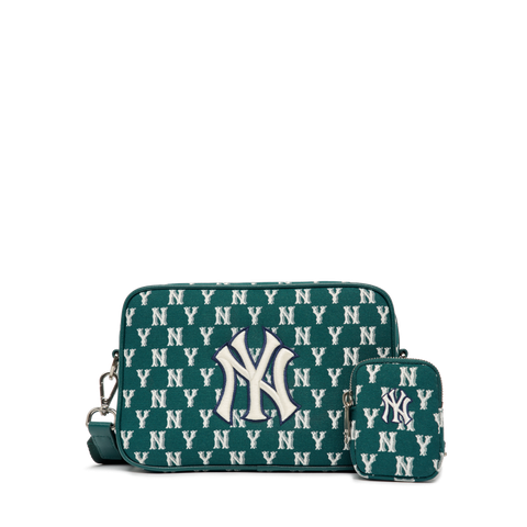 Túi Đeo Chéo MLB Monogram Logo NY 3ACRM012N-50GND Màu Xanh