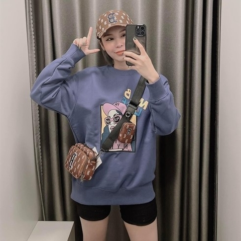 Áo Nỉ MLB Like 3AMTL0224-50NYL Màu Tím