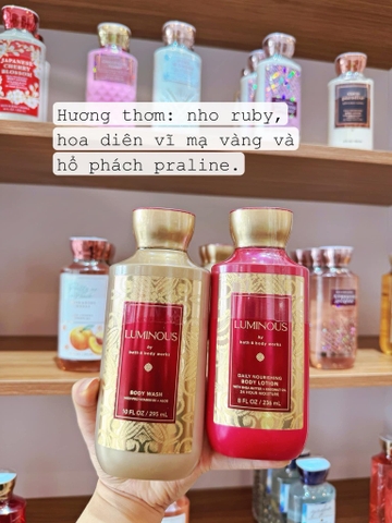 Sữa tắm luminous bath&bodywork